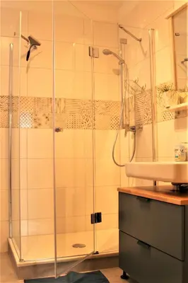 Ein Badezimmer in der Unterkunft Dresden Altstadtblick - Altstadtnah & Ruhig