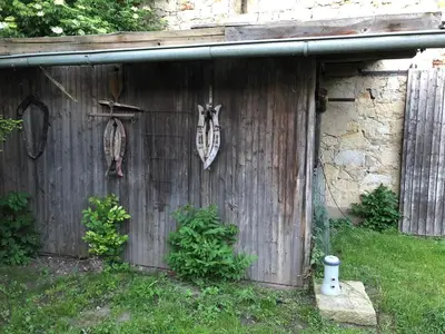 Ein Garten an der Unterkunft Ferienwohnung Gans Auguste