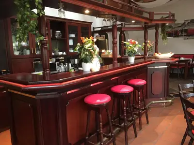 Lounge oder Bar in der Unterkunft Hotel Siebeneichen