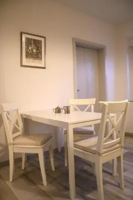 Ein Sitzbereich in der Unterkunft Ferienwohnung Lipizzaner