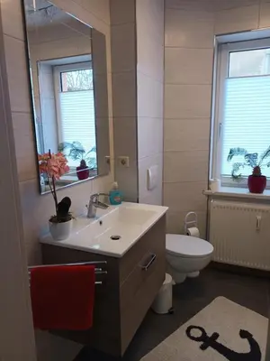 Ein Badezimmer in der Unterkunft Ferienwohnung Beim Rößl