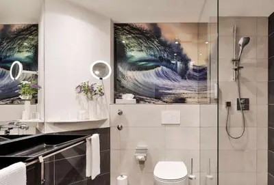 Ein Badezimmer in der Unterkunft Dorint Hotel Dresden