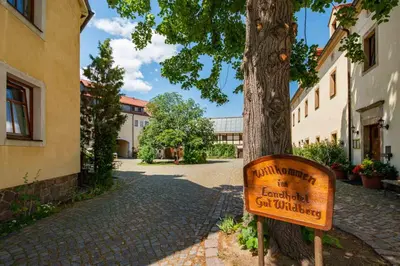 Das Gebäude in dem sich das Hotel befindet