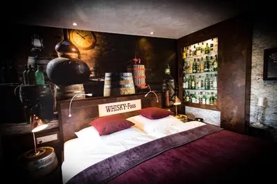 Ein Bett oder Betten in einem Zimmer der Unterkunft Hotel Röhrsdorfer Hof