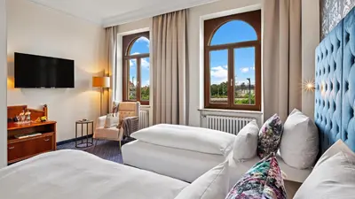 TV/Unterhaltungsangebot in der Unterkunft Hotel Bayerischer Hof Dresden