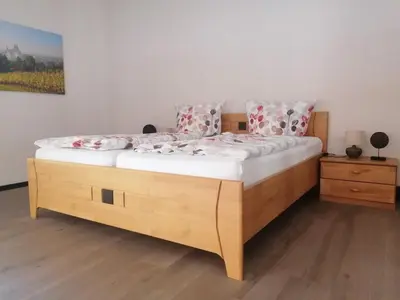 Ein Bett oder Betten in einem Zimmer der Unterkunft Pension Anja Heil