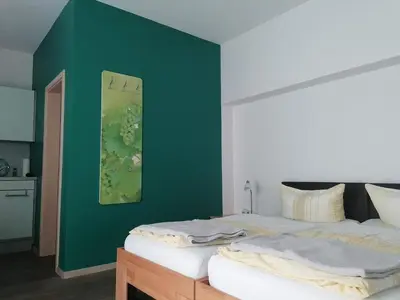 Ein Bett oder Betten in einem Zimmer der Unterkunft Pension Anja Heil