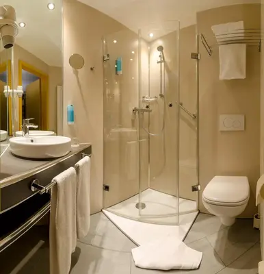 Ein Badezimmer in der Unterkunft Hotel Saigerhütte