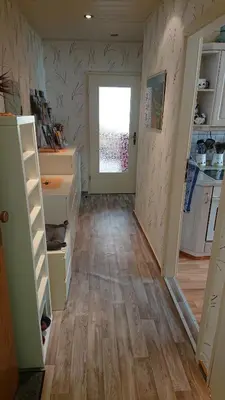 Küche/Küchenzeile in der Unterkunft Ferienwohnung Lehmann