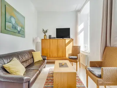 TV/Unterhaltungsangebot in der Unterkunft Wohnung mit großer Gemeinschaftsterrasse
