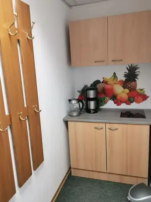 Küche/Küchenzeile in der Unterkunft Gästezimmer- und Ferienzimmer Am Gewölbekeller Meißen