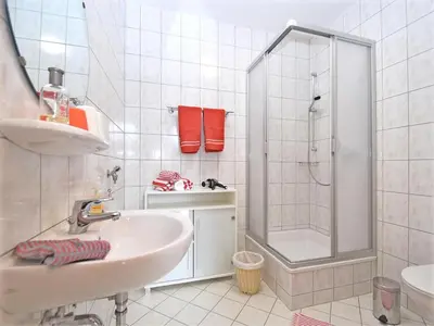 Ein Badezimmer in der Unterkunft Retreat in the Ore Mountains