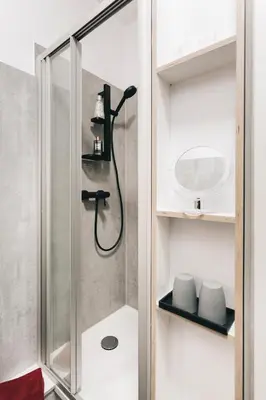 Ein Badezimmer in der Unterkunft Apartment Alaune