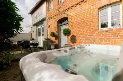 Grundriss der Unterkunft Alte Schmiede mit Sauna, Pool und Whirpool im Außenbereich schönstes Ferienhaus der Lausitz