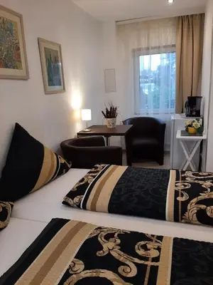 Ein Bett oder Betten in einem Zimmer der Unterkunft Landlust!
