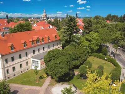 Ein Garten an der Unterkunft Gutshof Hauber