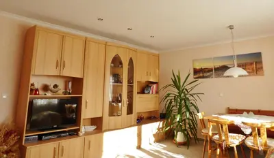 Küche/Küchenzeile in der Unterkunft Ferienwohnung Flöhatalblick