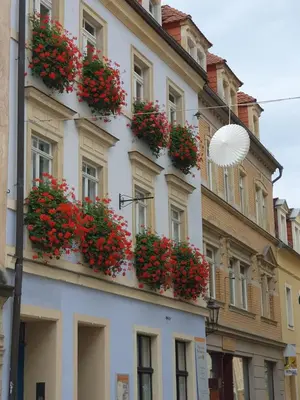 Das Gebäude in dem sich die Ferienwohnung befindet