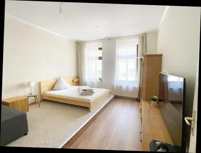Ein Bett oder Betten in einem Zimmer der Unterkunft Apartment Clara