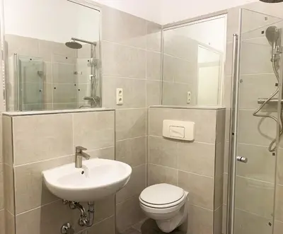 Ein Badezimmer in der Unterkunft Apartment Clara