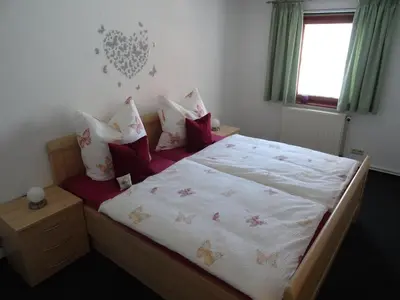 Ein Bett oder Betten in einem Zimmer der Unterkunft Ferienwohnung Bäckerei Förster