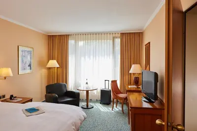 Ein Bett oder Betten in einem Zimmer der Unterkunft co56 Hotel Chemnitz