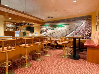 Ein Restaurant oder anderes Speiselokal in der Unterkunft ACHAT Hotel Schwarzheide Lausitz