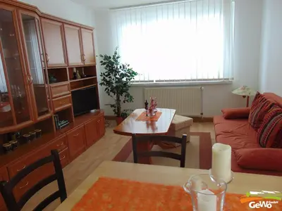 Ein Sitzbereich in der Unterkunft Ferienwohnung August 30