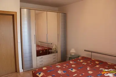Ein Bett oder Betten in einem Zimmer der Unterkunft Ferienwohnung August 30