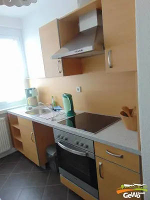 Küche/Küchenzeile in der Unterkunft Ferienwohnung August 30