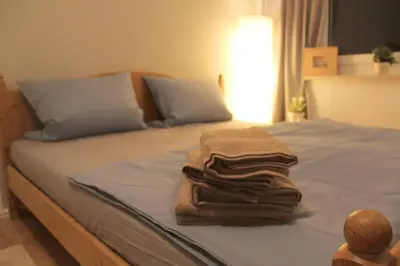 Ein Bett oder Betten in einem Zimmer der Unterkunft Apartment Bella