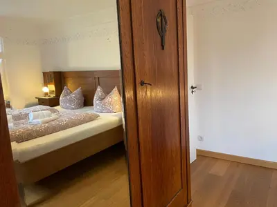 Ein Bett oder Betten in einem Zimmer der Unterkunft Gutshof Doberschau