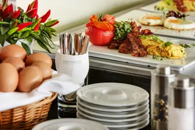 Essen im Hotel oder in der Nähe