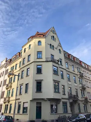 Das Gebäude in dem sich die Ferienwohnung befindet