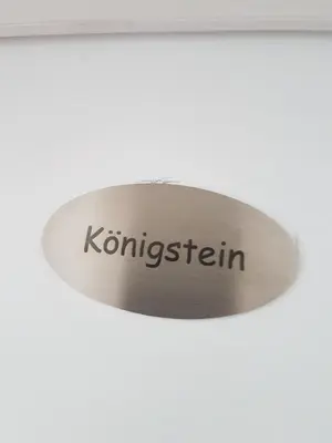 Ein Zertifikat, Auszeichnung, Logo oder anderes Dokument, das in der Unterkunft Haus Vogelgesang Pirna ausgestellt ist