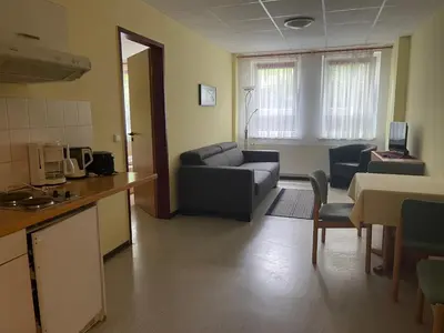 Küche/Küchenzeile in der Unterkunft Hotel Zum Bären