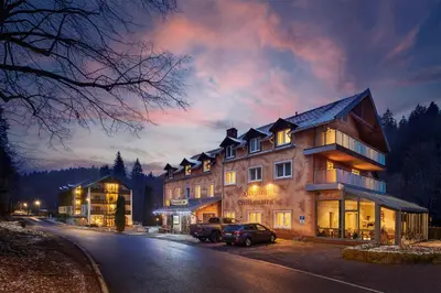 Das Gebäude in dem sich das Hotel befindet