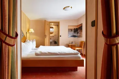 Ein Bett oder Betten in einem Zimmer der Unterkunft Hotel Ladenmühle