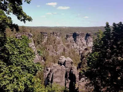 Naturlandschaft in der Nähe der Ferienwohnung