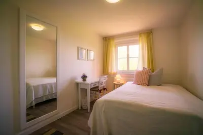 Ein Bett oder Betten in einem Zimmer der Unterkunft Berghaus Falkenhorst