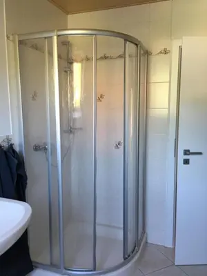 Ein Badezimmer in der Unterkunft Ferienwohnung Möckel
