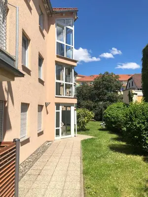 Das Gebäude in dem sich die Ferienwohnung befindet