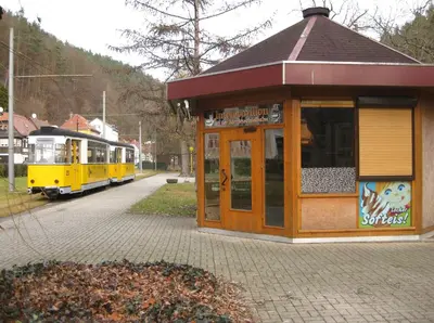 Das Gebäude in dem sich die Ferienwohnung befindet