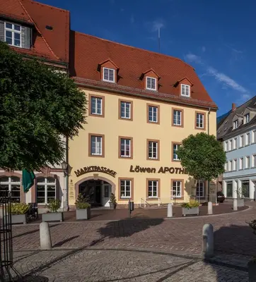 Das Gebäude in dem sich die Pension befindet