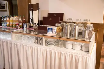 Kaffee-/Teezubehör in der Unterkunft Central-Hotel Torgau