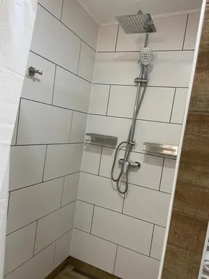 Ein Badezimmer in der Unterkunft Ferienwohnung Kornkäfer 2