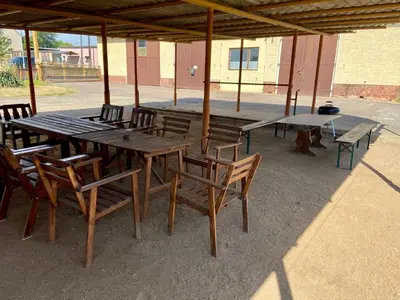Ein Restaurant oder anderes Speiselokal in der Unterkunft Ferienwohnung Kornkäfer 2
