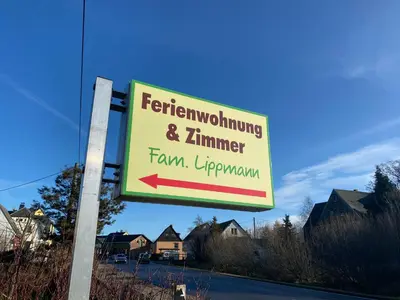 Ein Zertifikat, Auszeichnung, Logo oder anderes Dokument, das in der Unterkunft Ferienwohnung Lippmann ausgestellt ist