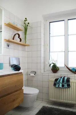 Ein Badezimmer in der Unterkunft Apartment am Hutberg