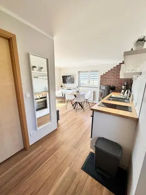 Küche/Küchenzeile in der Unterkunft Ferienhaus Lars